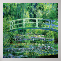 Water Lilies and Japanese Bridge, Claude Monet