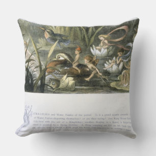 Water-Lilies and Water Fairies, illustration from Cushion