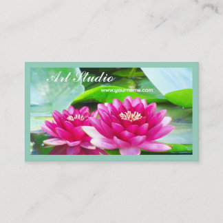 Water Lilies Art Studio Business Card