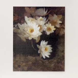 Water Lilies (by Abbott Henderson Thayer) Jigsaw Puzzle