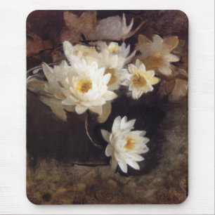 Water Lilies (by Abbott Henderson Thayer) Mouse Pad