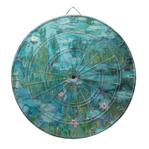 Water Lilies (by Claude Monet, 1915) Dartboard