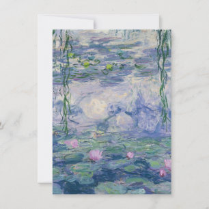 Water Lilies by Claude Monet, 1916 - 1919 Card