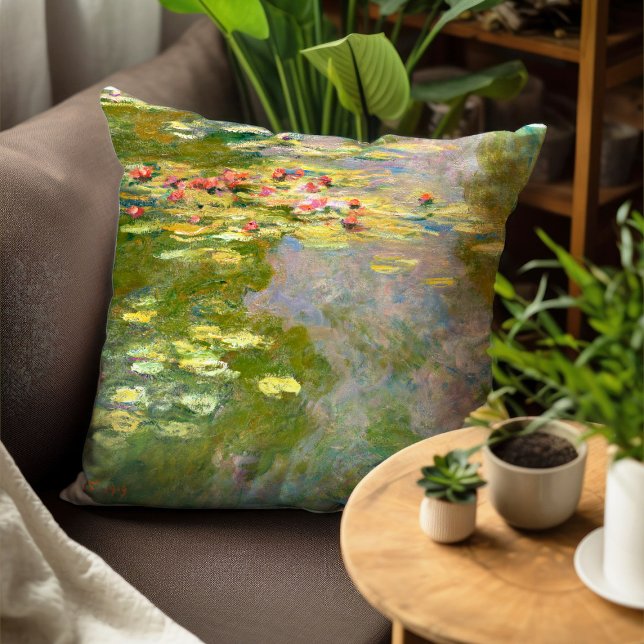 Water Lilies by Claude Monet 1919 Cushion (Creator Uploaded)