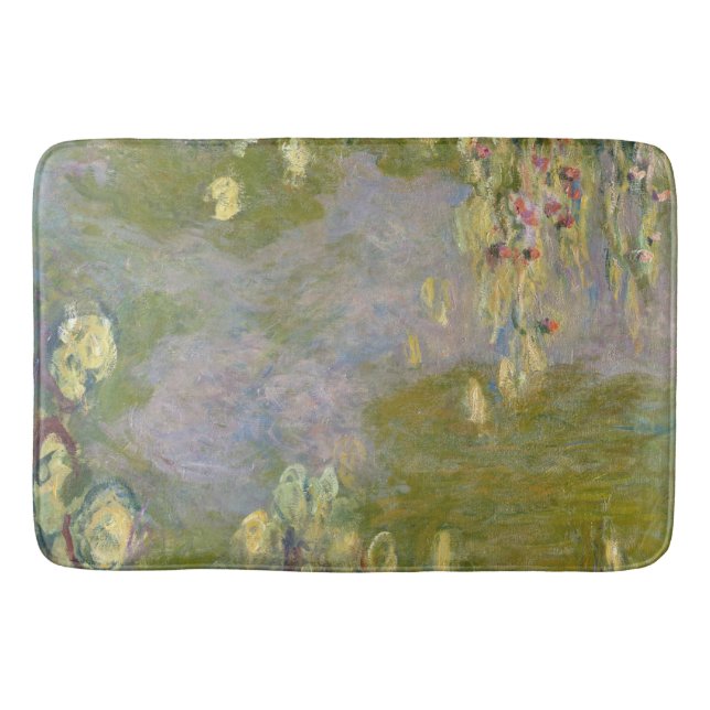 Water Lilies by Claude Monet Bath Mat (Front)