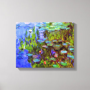 Water Lilies by Claude Monet Canvas Print