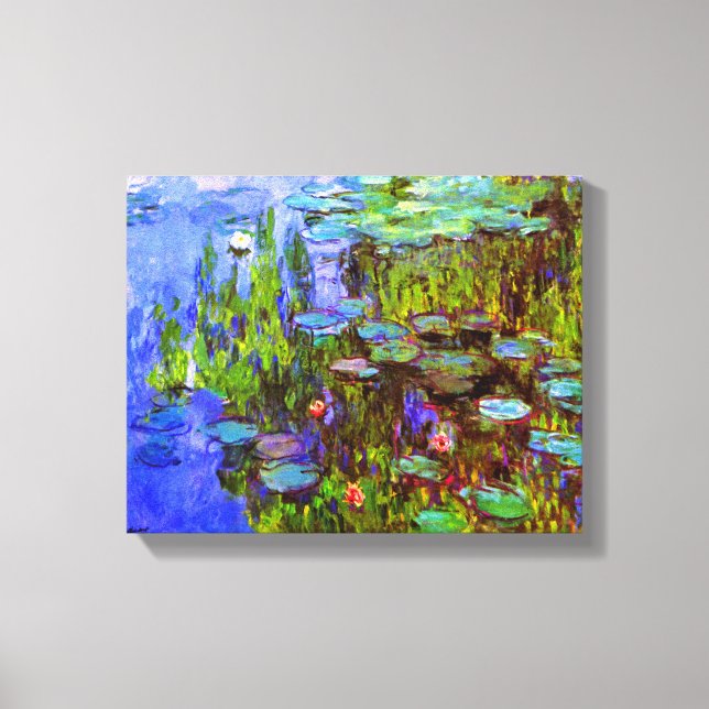 Water Lilies by Claude Monet Canvas Print (Front)