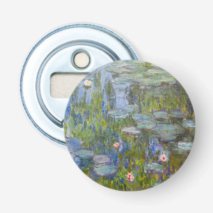 Water Lilies by Claude Monet Classic Impressionist Bottle Opener