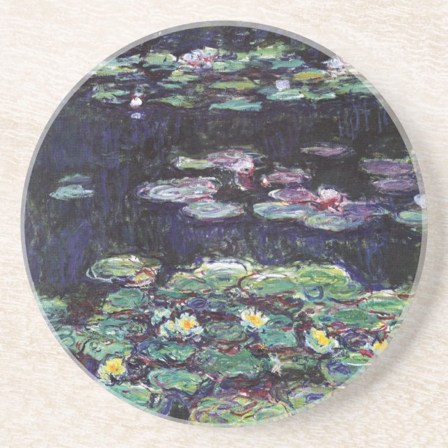 Water Lilies by Claude Monet Coaster (Front)