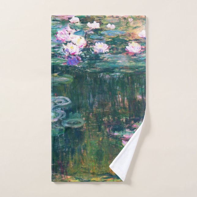Water Lilies by Claude Monet Hand Towel (Hand Towel)