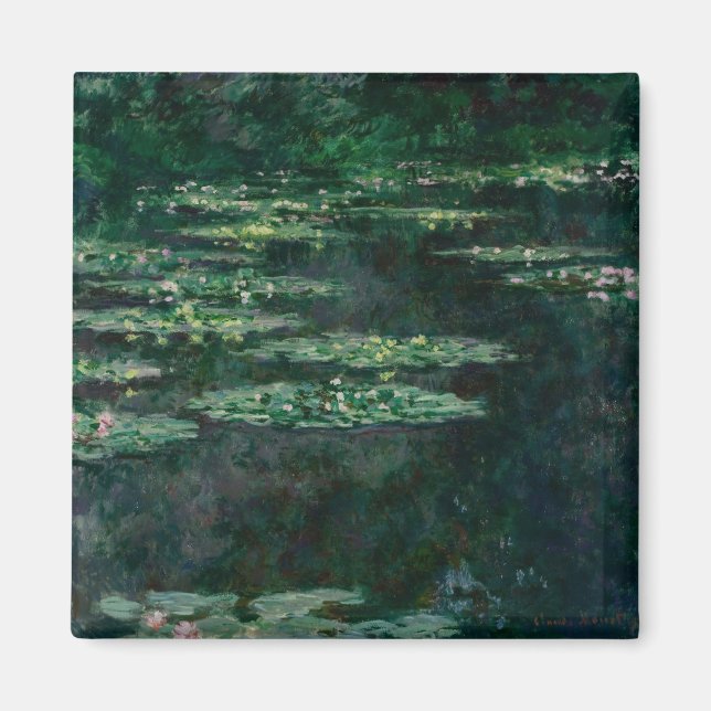 Water Lilies (by Claude Monet) Magnet (Front)