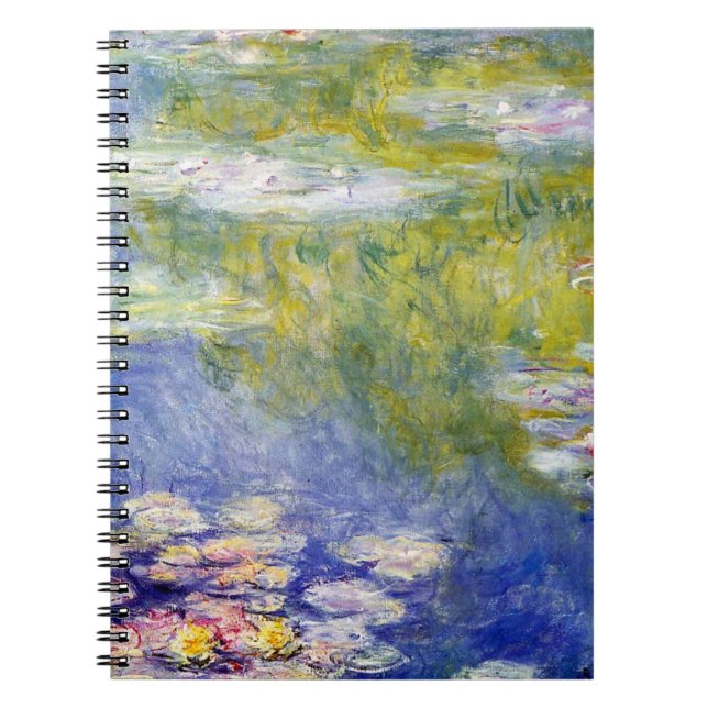 Water Lilies by Claude Monet Notebook (Front)