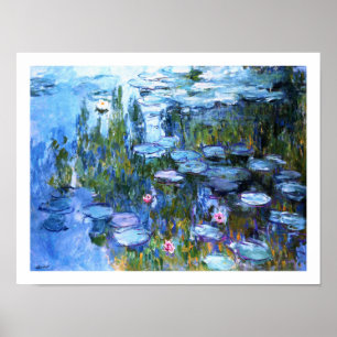 Water Lilies by Claude Monet Poster