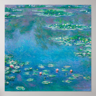 Water Lilies by Claude Monet Poster