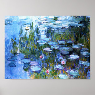 Water Lilies by Claude Monet Poster
