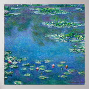 Water Lilies by Claude Monet Poster