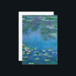 Water Lilies by Claude Monet Thank You Card<br><div class="desc">Claude Monet - Water Lilies,  1906.
Oscar-Claude Monet (1840-1926) was a French painter and founder of impressionist painting who is seen as a key precursor to modernism,  especially in his attempts to paint nature as he perceived it.</div>