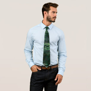 Water Lilies (by Claude Monet) Tie