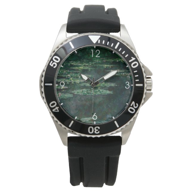 Water Lilies (by Claude Monet) Watch (Front)
