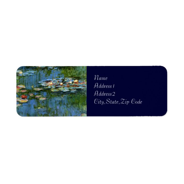 Water Lilies by Monet (Front)