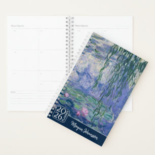 Water Lilies by Monet Custom Text Planner