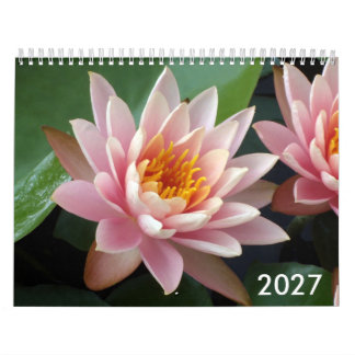 Water Lilies Calendar 2027