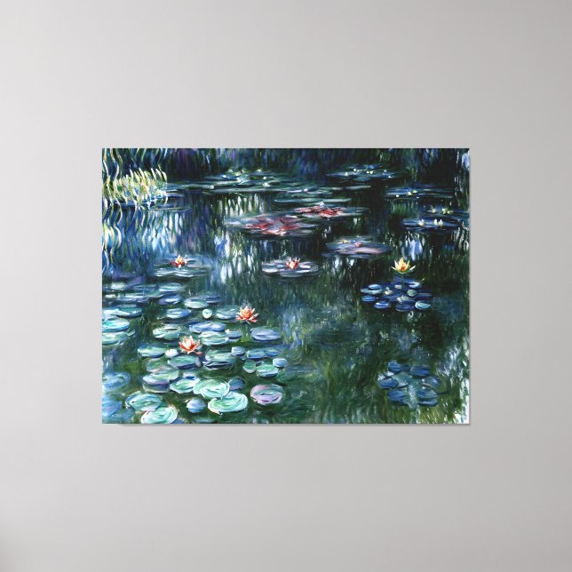 Water Lilies Canvas Print (Front)