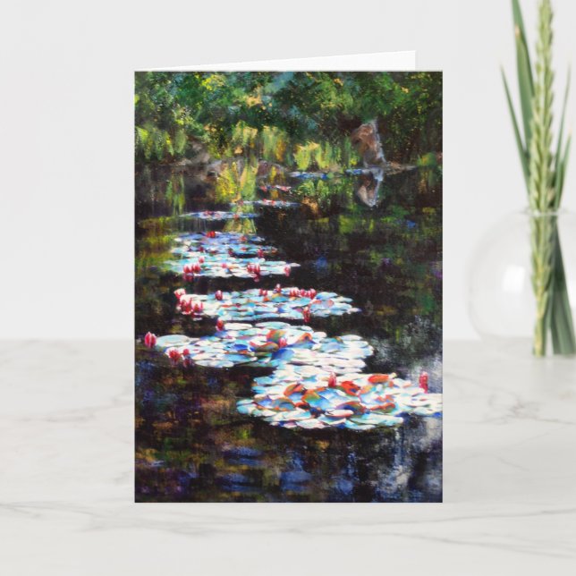 Water Lilies Card (Front)