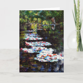 Water Lilies Card