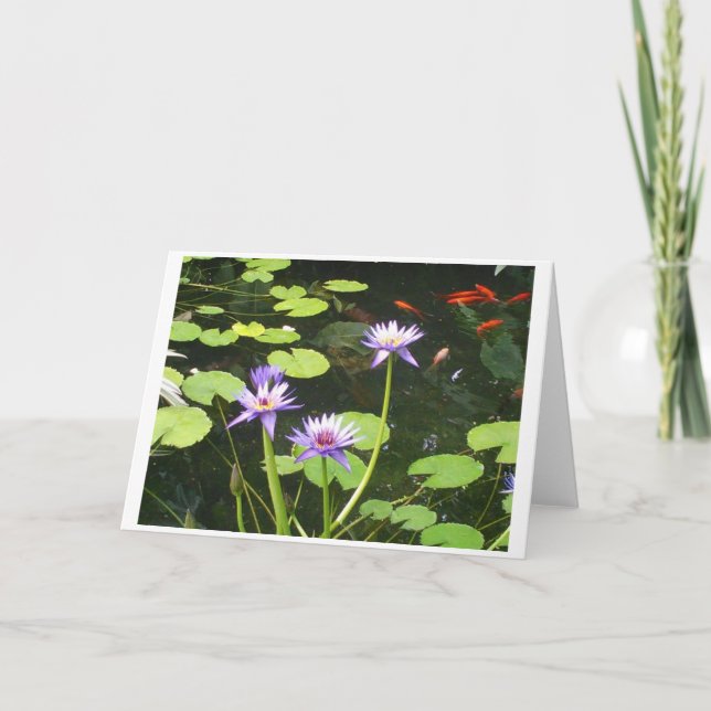 Water Lilies Card (Front)