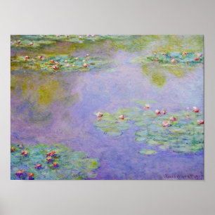 Water Lilies Claude Monet Fine Art Poster