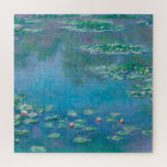 Water Lilies Claude Monet Jigsaw Puzzle<br><div class="desc">Customise size or add a border as desired.</div>