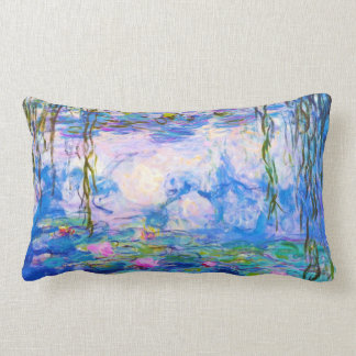 Water Lilies Claude Monet Lumbar Cushion