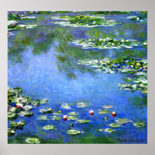 Water Lilies, Claude Monet Poster