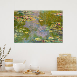 Water Lilies Claude Monet Poster