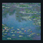 Water Lilies - Claude Monet Poster<br><div class="desc">“One instant, one aspect of nature contains it all, ” said Claude Monet, referring to his late masterpieces, the water landscapes that he produced at his home in Giverny between 1897 and his death in 1926. These works replaced the varied contemporary subjects he had painted from the 1870s through the...</div>