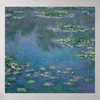Water Lilies - Claude Monet Poster