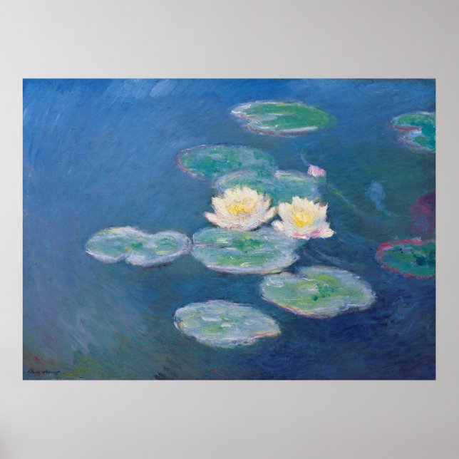 Water Lilies - Claude Monet Poster (Front)
