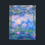 Water Lilies Claude Monet Restored Fleece Blanket<br><div class="desc">Water Lilies Claude Monet Restored</div>