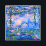 Water Lilies Claude Monet Restored Square Business Card<br><div class="desc">Water Lilies Claude Monet Restored</div>