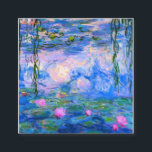 Water Lilies Claude Monet Restored Square Business Card<br><div class="desc">Water Lilies Claude Monet Restored</div>