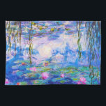 Water Lilies Claude Monet Tea Towel<br><div class="desc">Water Lilies Claude Monet cool,  old,  master,  masterpiece,  fine,  retored,   impressionism,  paint,  painting,  vibrant,  saturated,  colour,   beautiful,  nice,  quality,  high,  resolution,  landscape,  scenery,   post,  decoration,  colours,  paris,  france,  renewed best,  seller,  colourful, cheap</div>