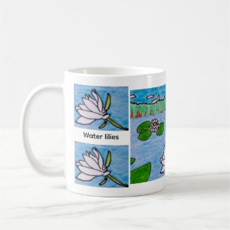 Water lilies coffee mug
