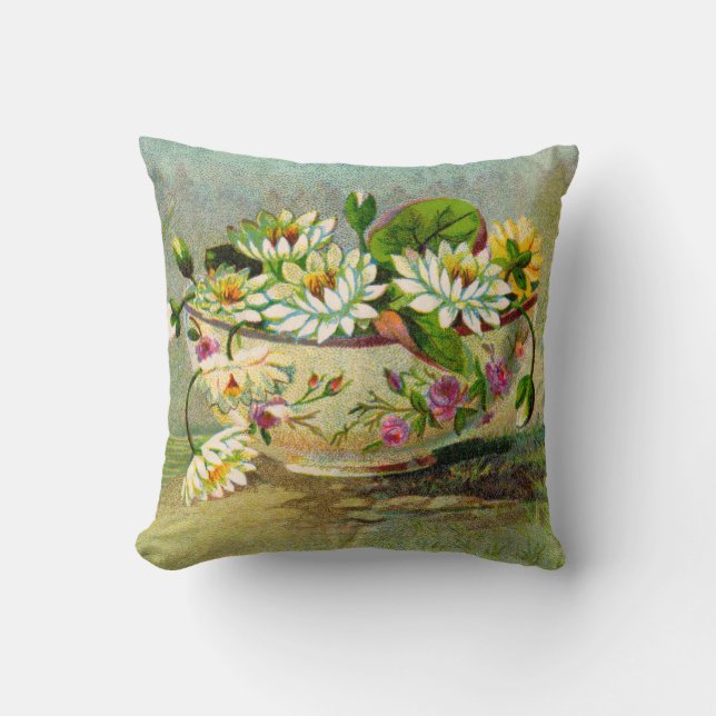 Water Lilies Cushion (Front)