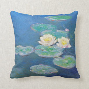 Water Lilies, Evening Effect by Monet Cushion