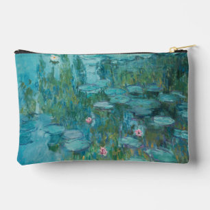 Water Lilies, Fine Art Oil Painting, Claude Monet Accessory Pouch