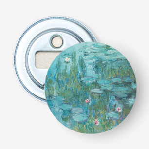 Water Lilies, Fine Art Oil Painting, Claude Monet Bottle Opener
