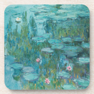 Water Lilies, Fine Art Oil Painting, Claude Monet Coaster