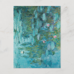 Water Lilies, Fine Art Oil Painting, Claude Monet Postcard