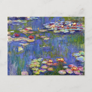 Water Lilies Impressionism Postcard